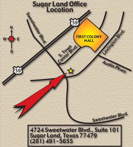 Periodontics Office Maps, Sugar Land TX